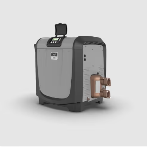 Jandy JXiQ ASME Natural Gas Pool Heater, 400K BTU, Cupronickel Heat Exchanger | JXIQ400NS – view 2 by Pool Supply Wholesale