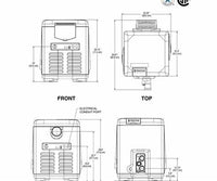 Pentair MasterTemp 200 Natural Gas Pool Heater, 200K BTU | 460730 – view 3 by Pool Supply Wholesale