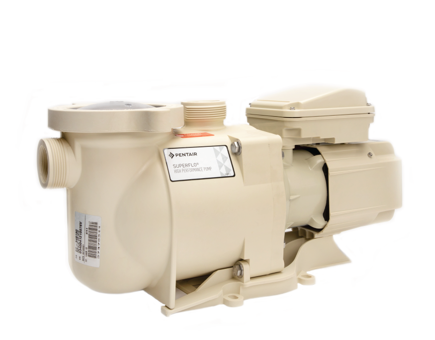 Pentair SuperFlo High-Performance Single-Speed Pool Pump, 1.1 THP | 348190 by Pool Supply Wholesale